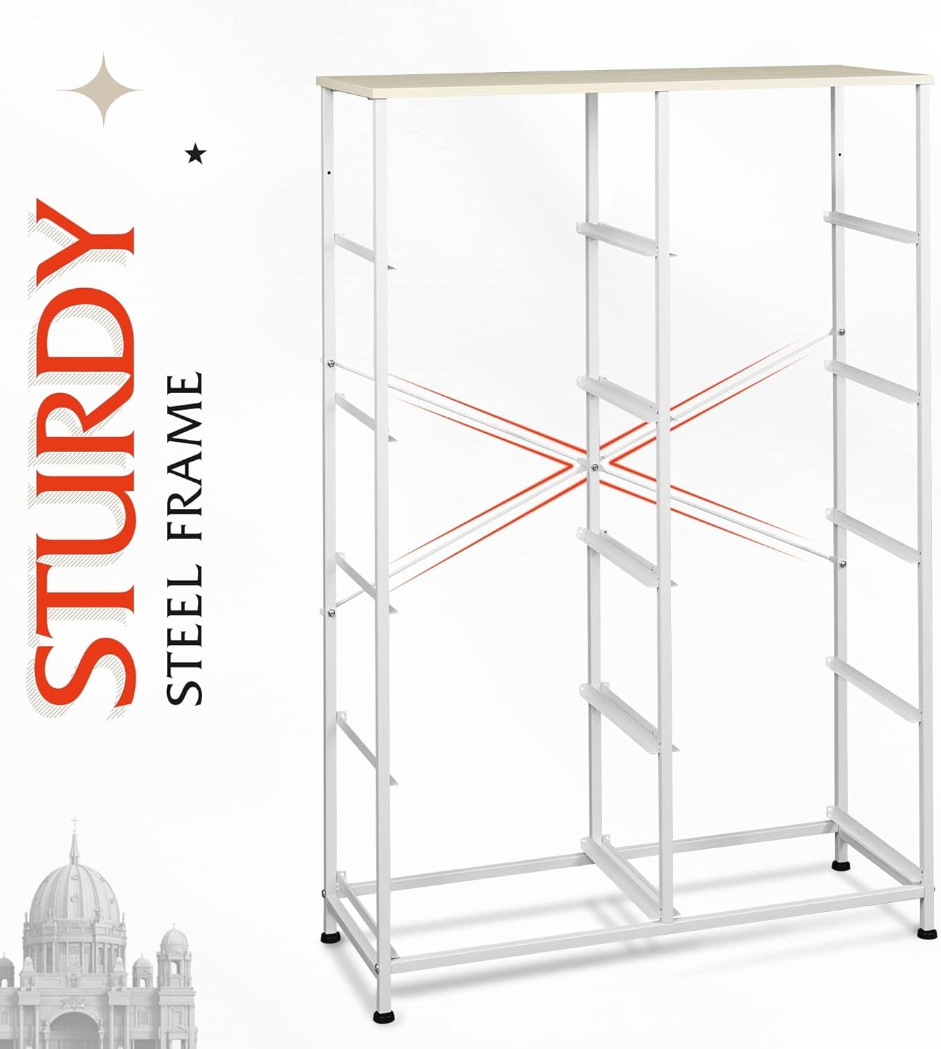 Tall Dresser for Bedroom with 10 Drawers, Chest of Drawers, Dressers