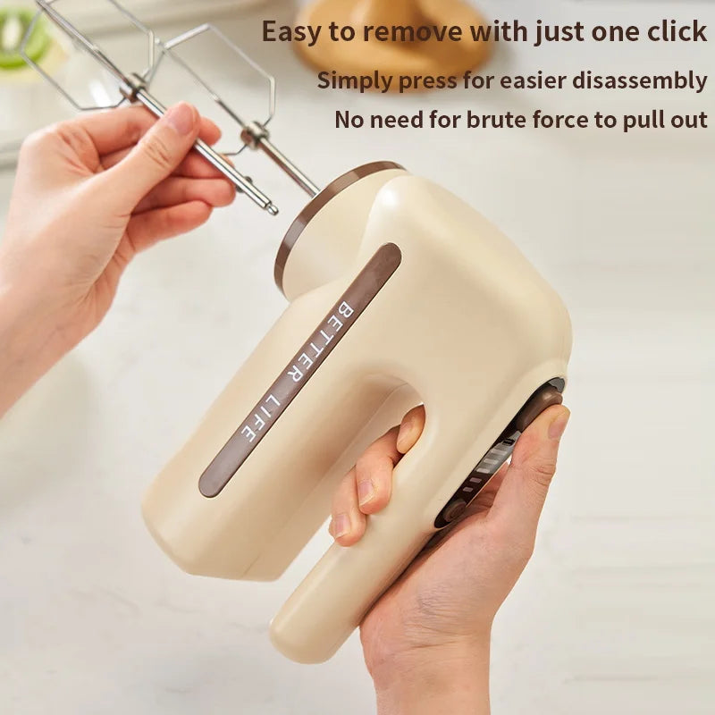 Handheld Electric Food Mixer Machine Wireless Portable Automatic Cake
