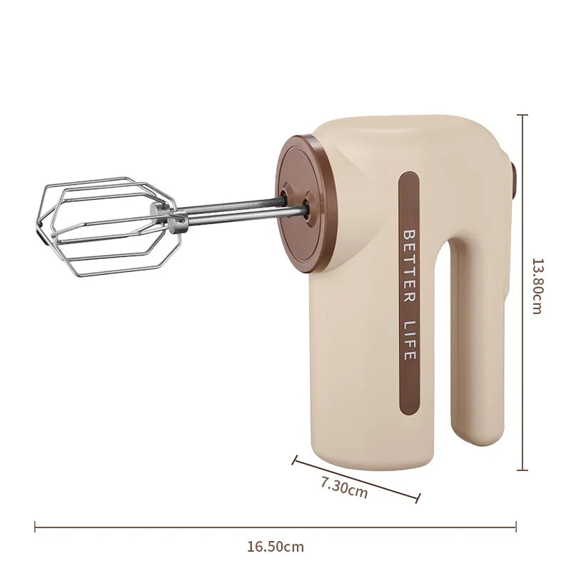 Handheld Electric Food Mixer Machine Wireless Portable Automatic Cake