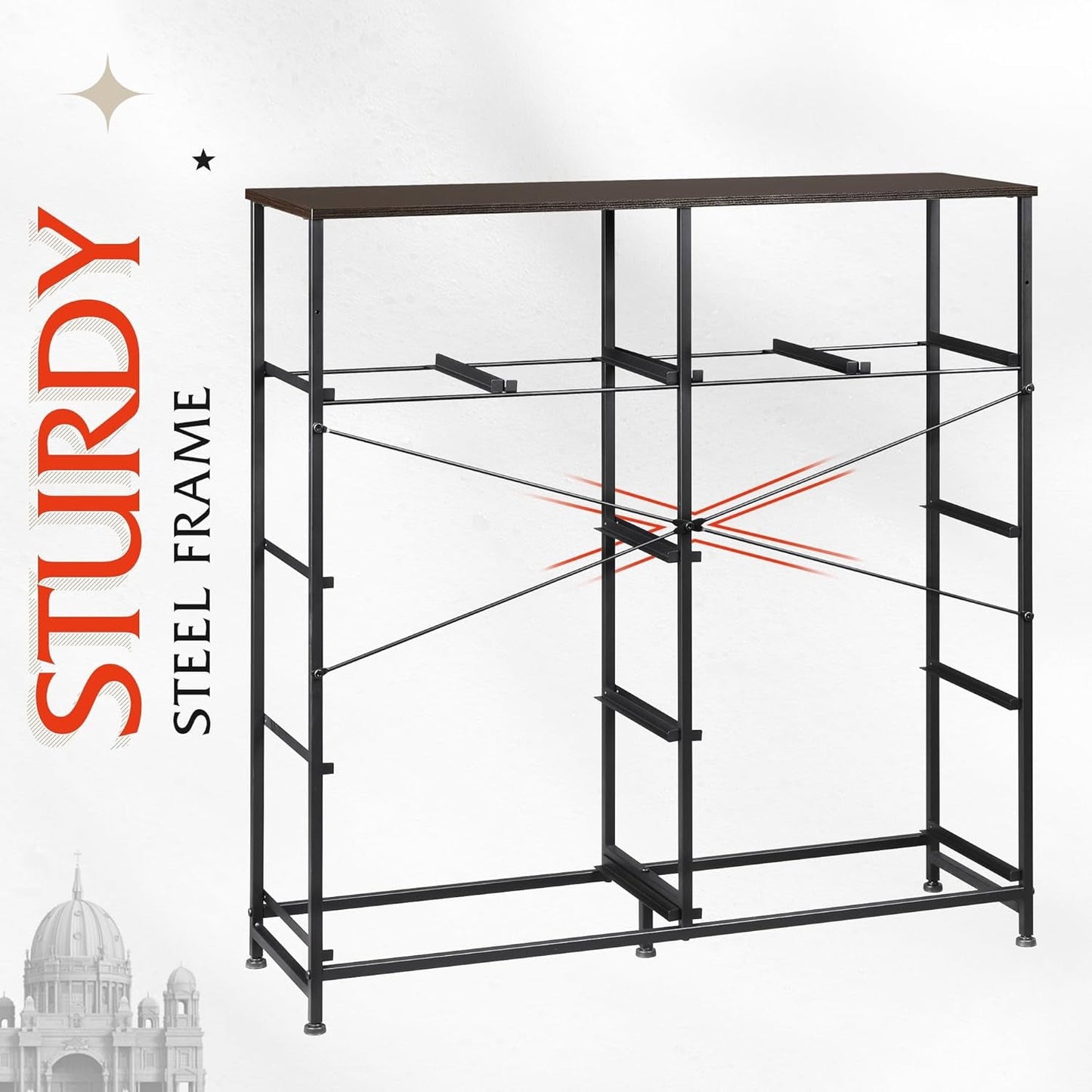 Fabric Dresser for Bedroom, Dresser with 10 Drawers, Storage Tower