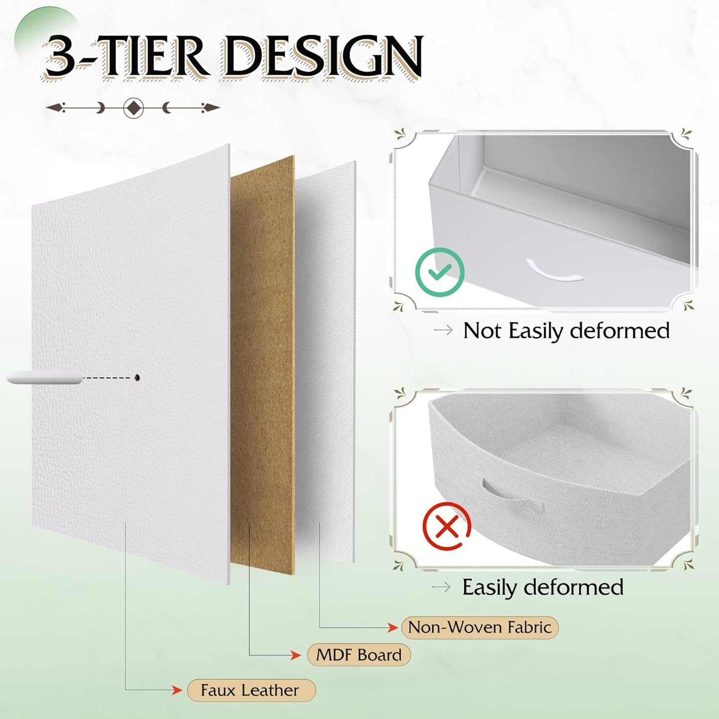 9-Drawer Dresser, Fabric Storage Tower for Bedroom, Hallway, Closet,