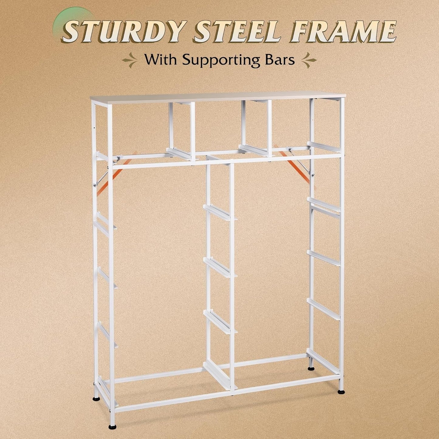 Tall Dresser for Bedroom, Fabric Dresser Storage Tower, Dresser &