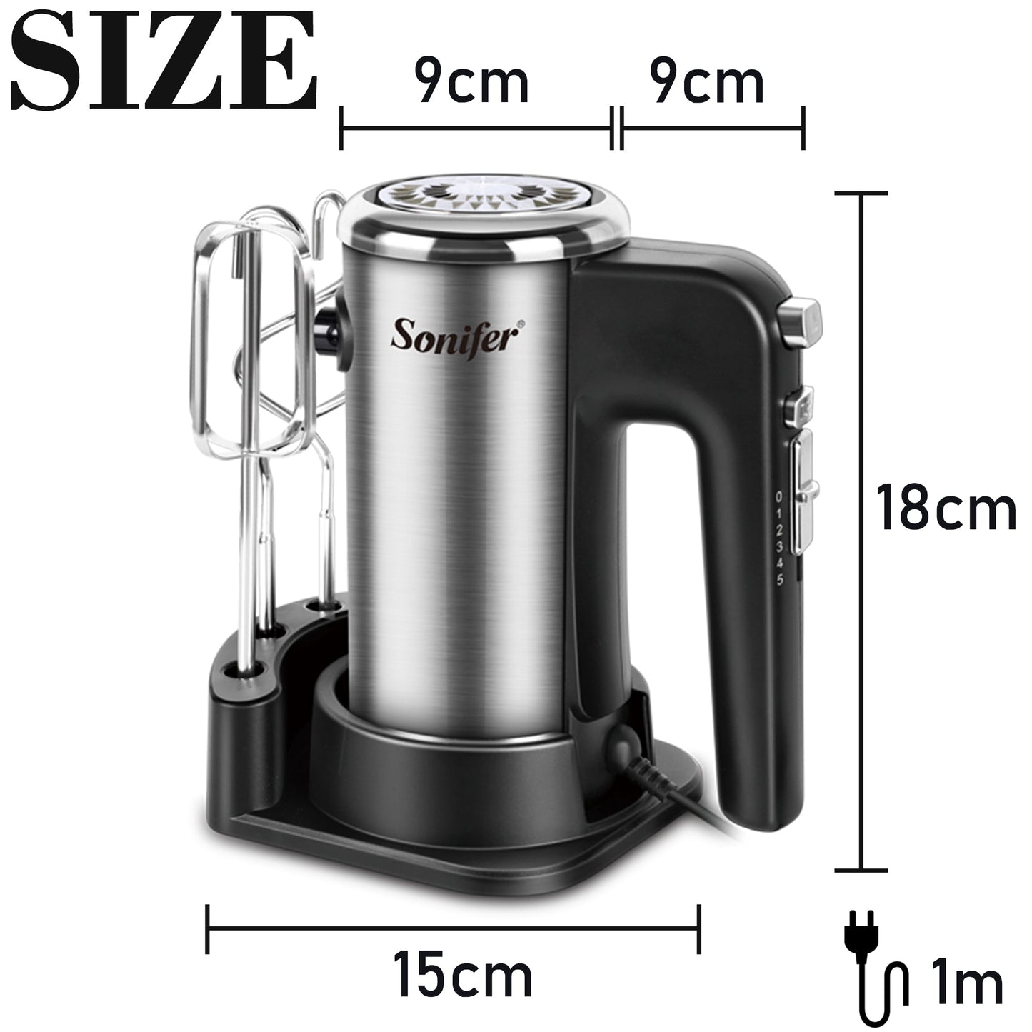 Compact Blender for Whipping Egg Whites and Cream