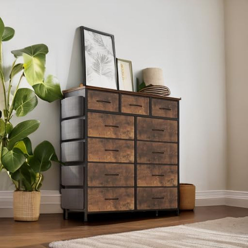 Dresser for Bedroom with 11 Drawer, Dressers & Chests of Drawers with