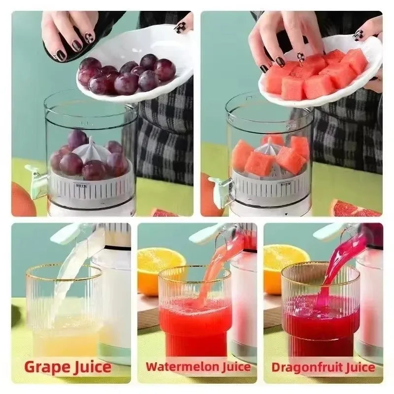 Portable Electric Juicer USB Charging Orange Lemon Fruit Blender Mini