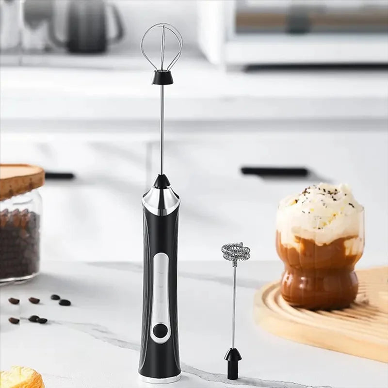 USB Electric Milk Frother Coffee Maker Blender Kitchen Mini Wireless