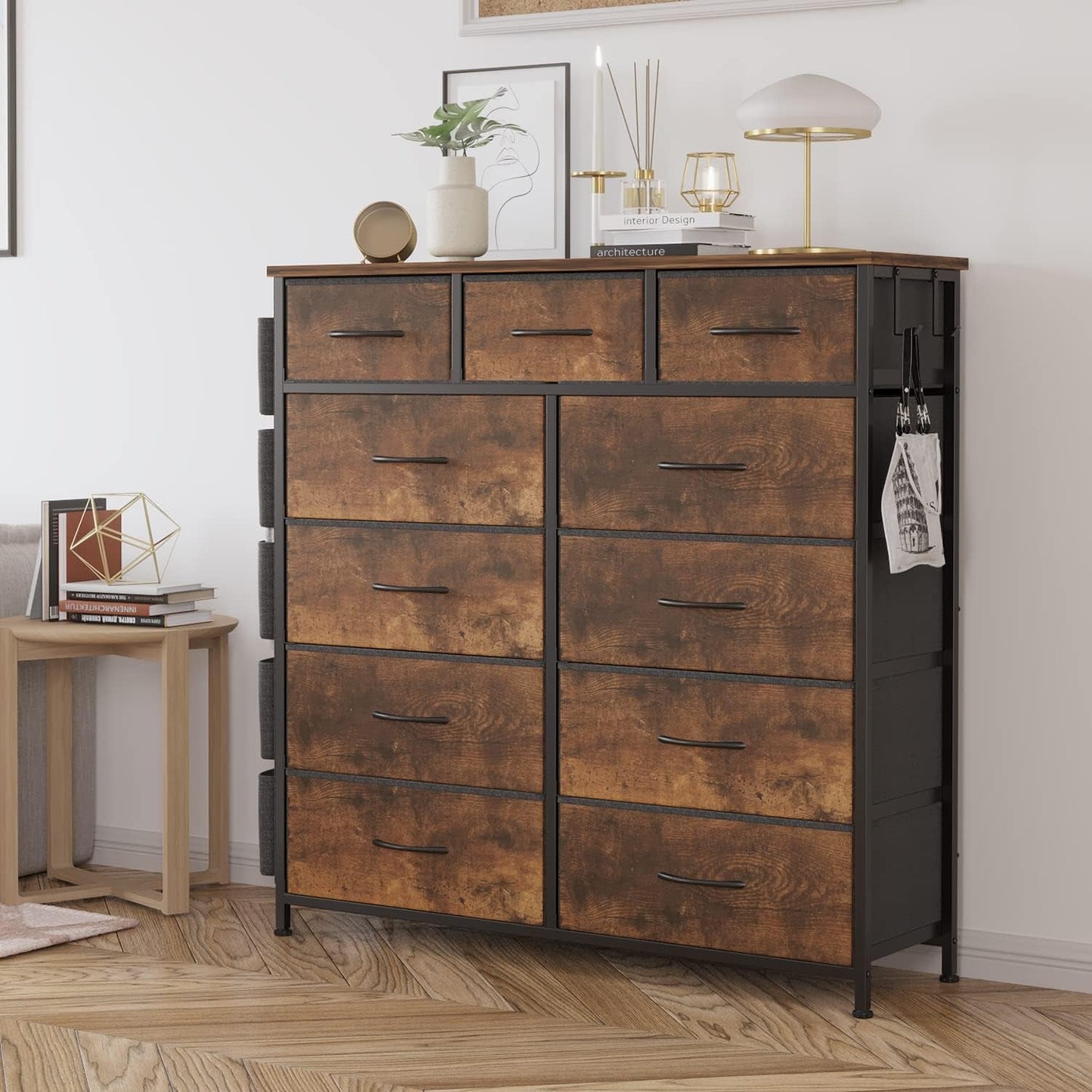 Dresser for Bedroom with 11 Drawer, Dressers & Chests of Drawers with