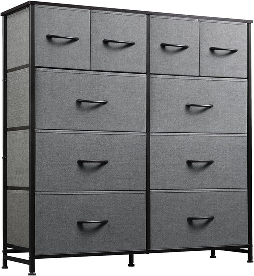 Fabric Dresser for Bedroom, Dresser with 10 Drawers, Storage Tower