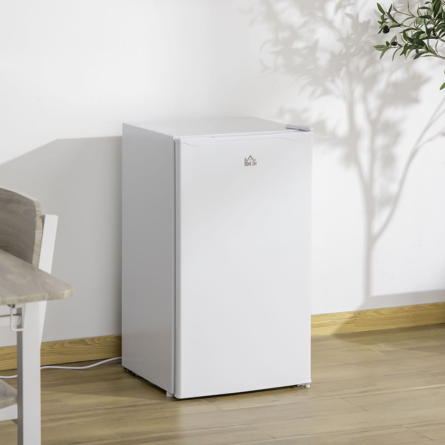 3.2 Cu.Ft Mini Fridge with Freezer, Single Door Compact Refrigerator