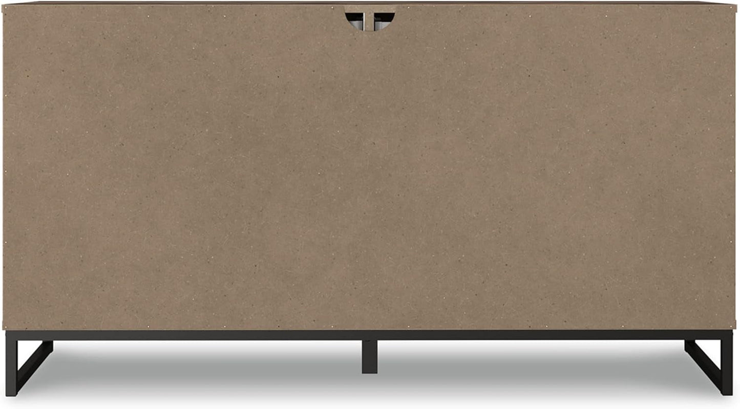 Neilsville 6 Drawer Dresser, Dark Brown