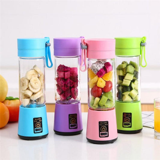Electric Juicer Portable USB Electric Juicer 4 Blender Rechargeable